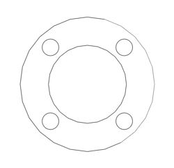 Picture of 1/16" Thick Thermoseal C4430 Full Face Gasket
