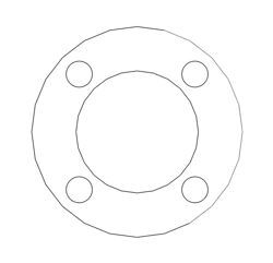 Picture of 1/16" Thick Thermoseal C4430 Full Face Gasket