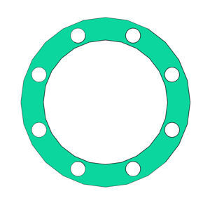 Picture of 1/16" Thick Thermoseal C4401 Full Face Gasket