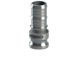 Picture of 2" Aluminum with Brass Nut Suction Hose Coupling