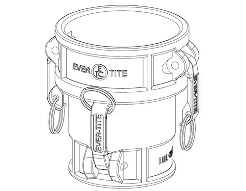 Picture of 1-1/2 X 1-1/2 316 S/S SPOOL COUPLER