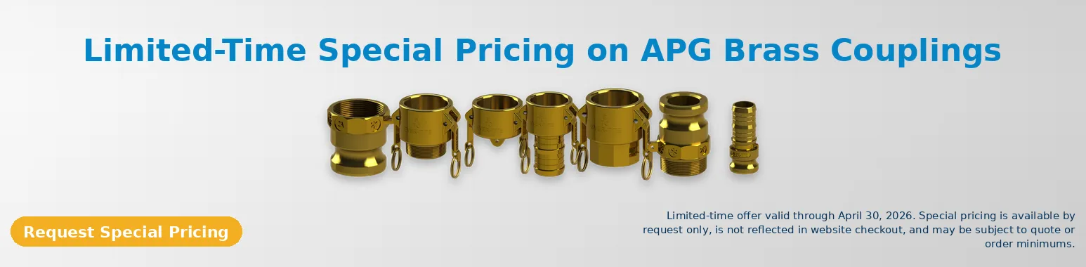 Brass Couplings Limited Time Offer