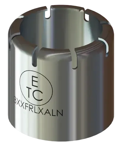 Picture of **6" B ALUM NOTCHED FERRULE