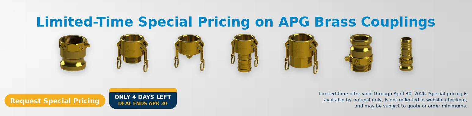 Brass Couplings Limited Time Offer