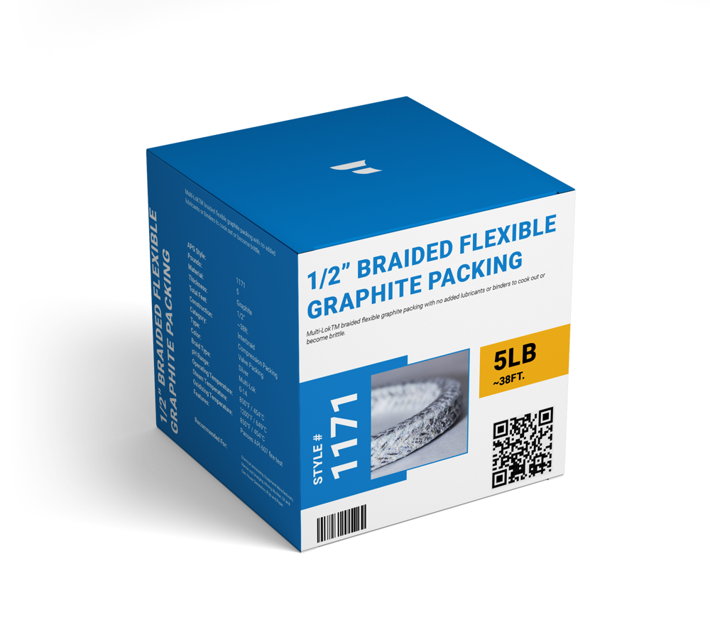 APG Style 1171 Braided Flexible Graphite Valve Packing